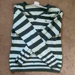 Striped Lacoste sweater